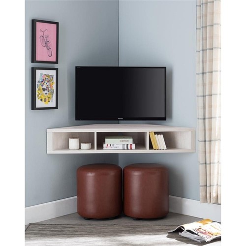 Bowery hill mdf white - white, oak