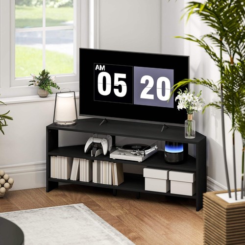Homcom corner stand with 2 - with,