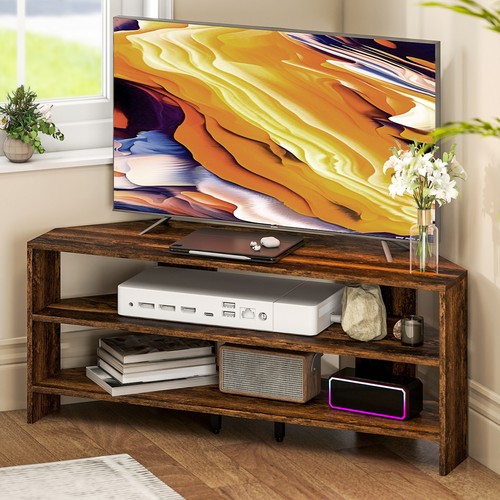 Homcom corner stand tv - corner,