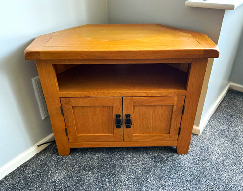 Corner wood stand unit - wood,