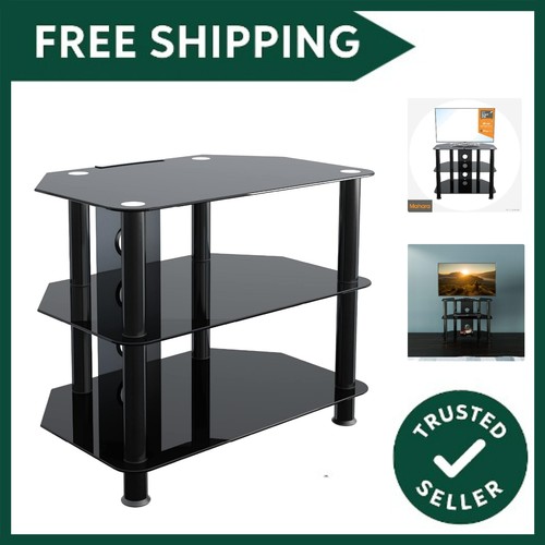 Glass corner stand - glass, tv